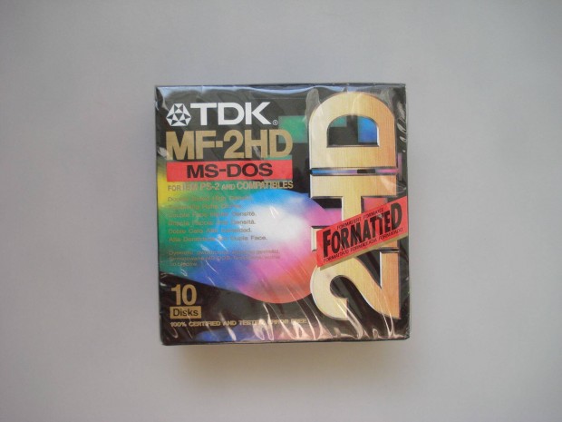 Tdk MF-2HD 10 db lemez bontatlan csomagolsban elad