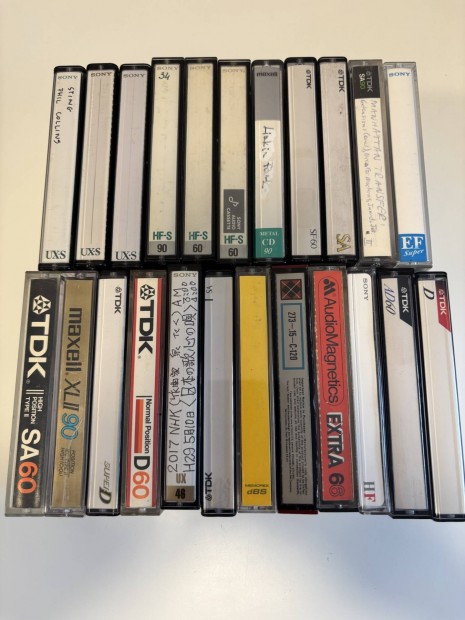Tdk Sony maxell hifi kazetta 23 db