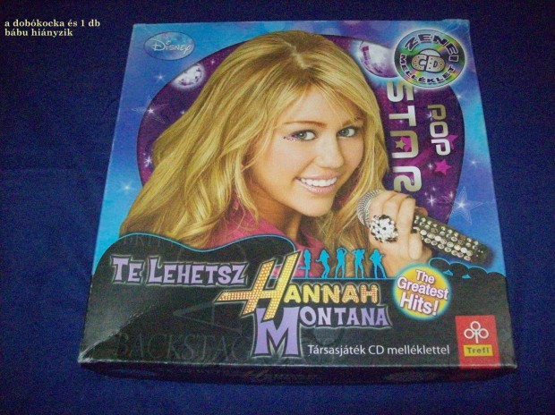 Te lehetsz Hannah Montana - Trsasjtk CD mellklettel (dobozban)