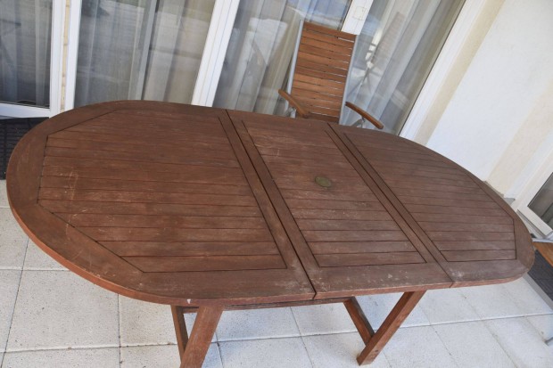 Teak fa asztal 100x200 cm elad