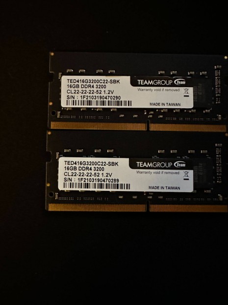 Teamgroup Elite TED416G3200C22-SBK 32GB (2x16GB) RAM DDR4