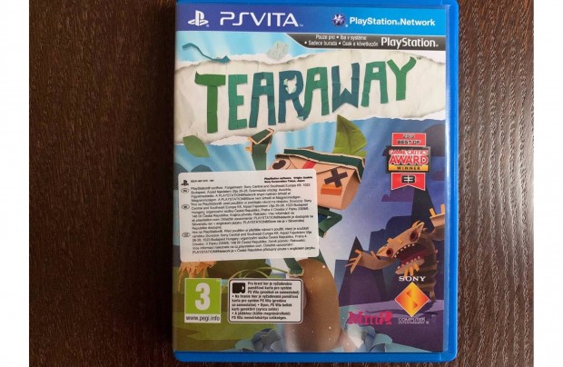 Tearaway - PS Vita jtk