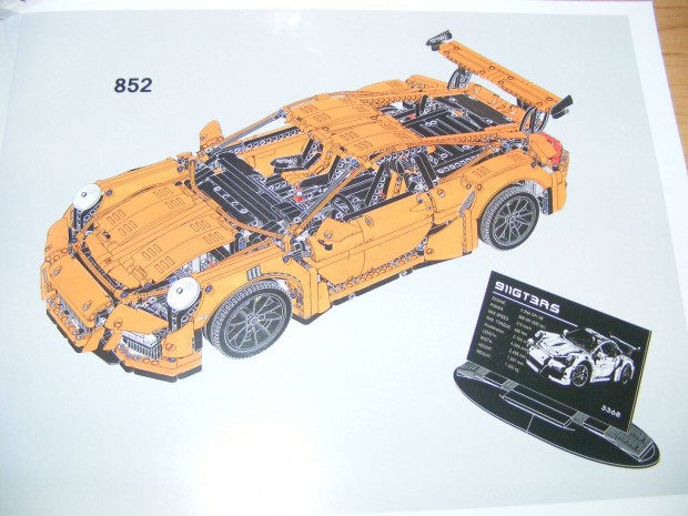 Technic 42056 Porsche 911 GT3 RS sportaut lego Bontatlan j