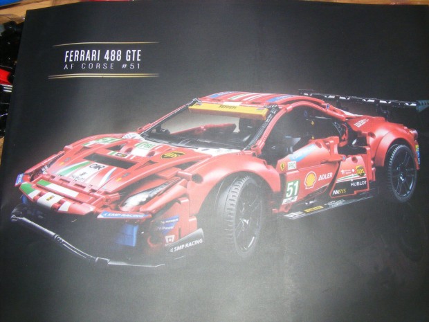 Technic 42125 Ferrari 488 GTE Sport aut 1677db lego j