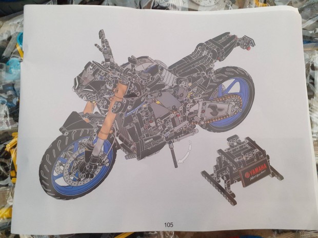 Technic 42159 Yamaha MT-10 SP motor 1478db lego j