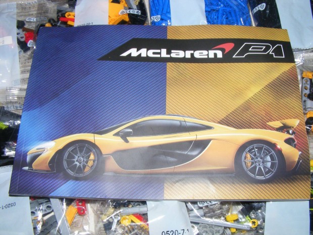 Technic 42172 Mclaren P1 sportautó lego 3900db-os Új