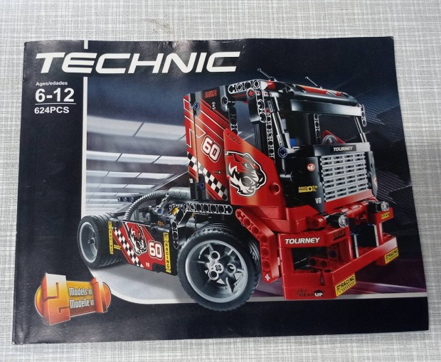 Technic 608 db-os kamion/versenyaut 