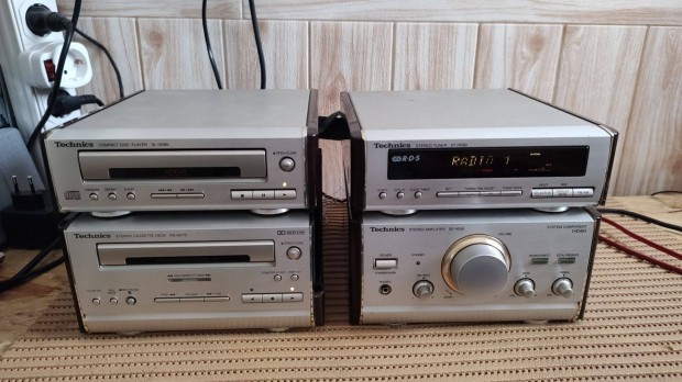 Technics HD60 4 rszes hi-fi torony, mkd llapotban