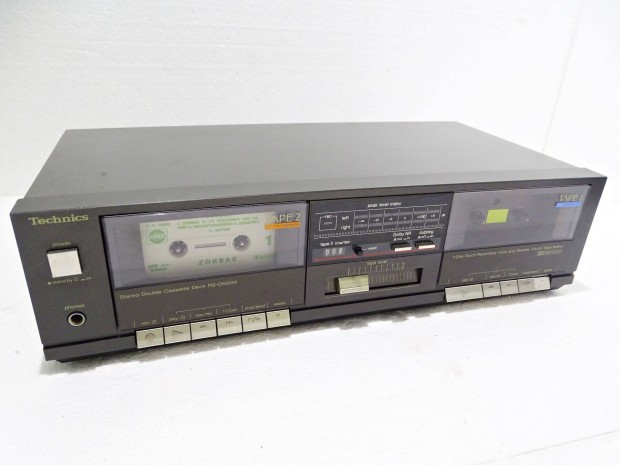 Technics RS-D550W sztere kazetta deck magn kazetta lejtsz