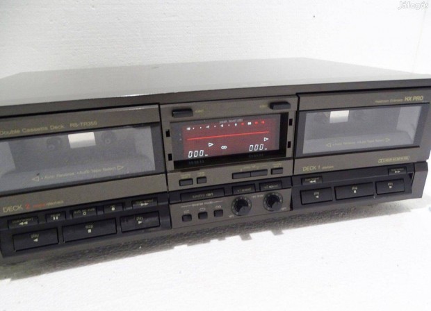 Technics RS-TR355 ktkazetts dupla kazetts magn deck lejtsz