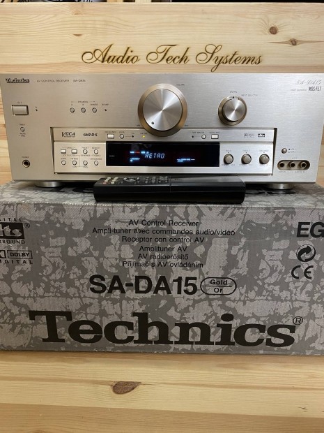 Technics SA-DA15 5.1 házimozi erősítő RDS rádióval gyári dobozában