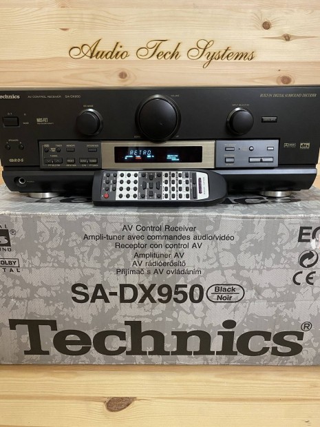 Technics SA-DX950 RDS radis 5.1 hzimozi erst eredeti dobozban. 