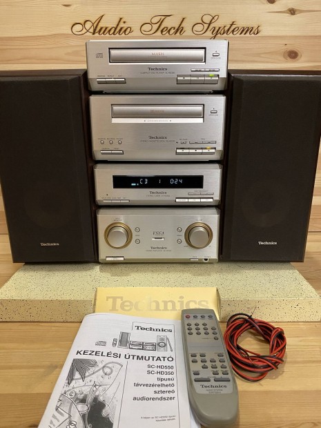 Technics SC-HD350 sztere micro hifi torony (2) 