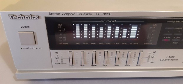 Technics SH-8058 Stereo Graphic Equalizer / 2x7 svos /