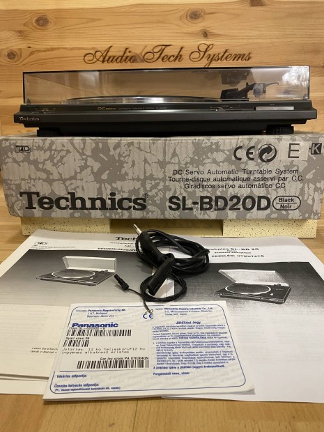 Technics SL-BD20 bakelit lemezjtsz eredeti dobozban