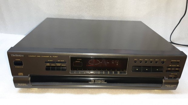Technics SL-PD 867 5CD Lejátszó ingyen szállítással eladó!