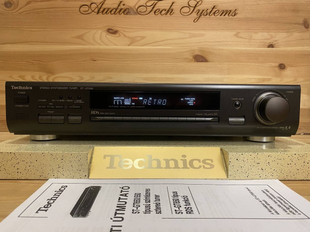 Technics ST-GT550 RDS funkcis rdi tuner