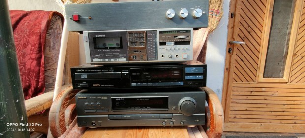 Technics, Denon, Siemens erstk, CD lejtsz