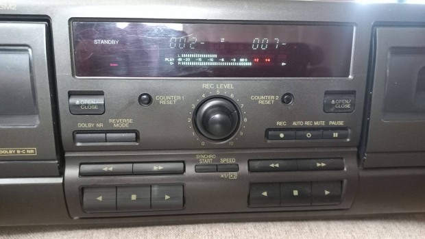 Technics duplakazettás deck