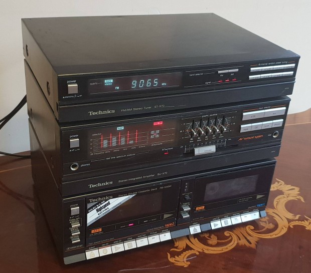Technics hifi torony erősítő ekvalizer rádió magnó