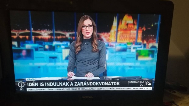 Technika LCD tv, monitor. 21,6"-os Tvirnytval, magyar menvel