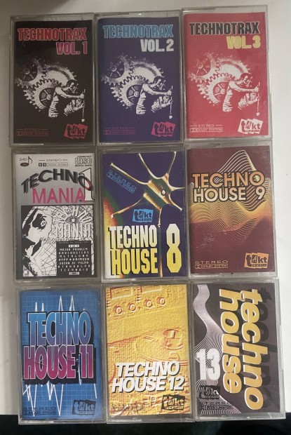 Techno Rave Trance audio kazetta csomag