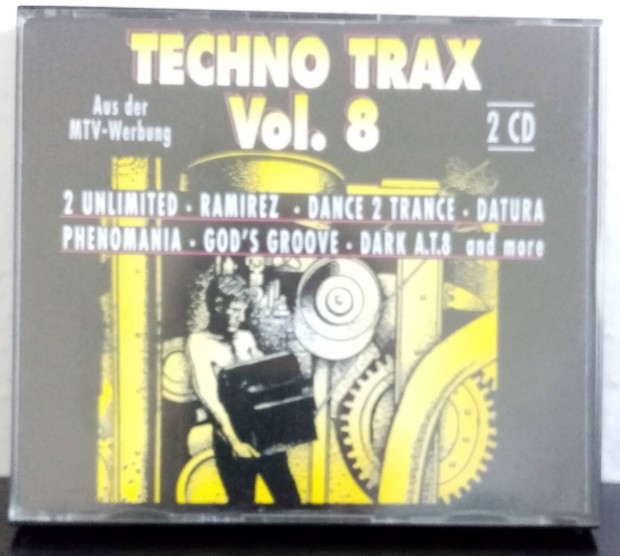 Techno Trax Vol.8, 2CD-s album elad 