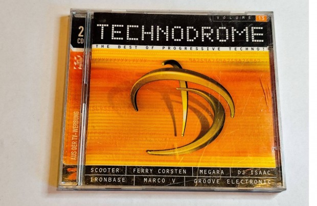 Technodrome Volume 13 (The Best Of Progressive Techno!) 2XCD