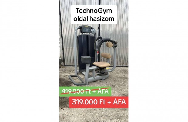 Technogym oldal hasizom