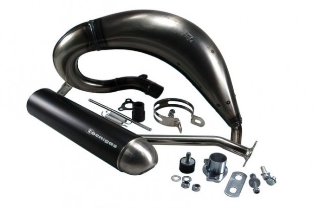 Tecnigas E-NOX STEEL kipufogó Derbi SDR Senda, Aprilia RX 2005-től/SX,