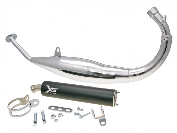 Tecnigas XS króm kipufogó - Yamaha DT 03-10, Malaguti XSM, XTM 03-10