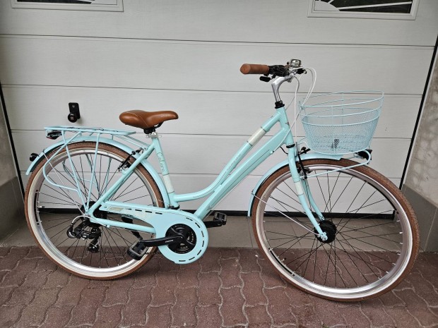 Tecnobike Colore Német alu vázas új állapotú trekking kerékpár.