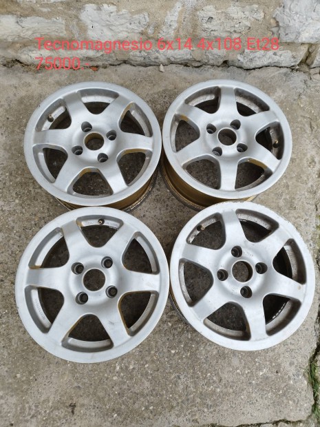 Tecnomagnesio alufelni 6x14 4x108 Peugeot 