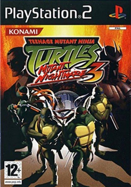 Teenage Mutant Ninja Turtles 3 Mutant Nightmare PS2 jtk
