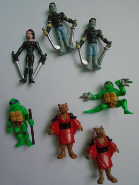 Teenage Mutant Ninja Turtles Tmnt Tini Nindzsa mini figurk