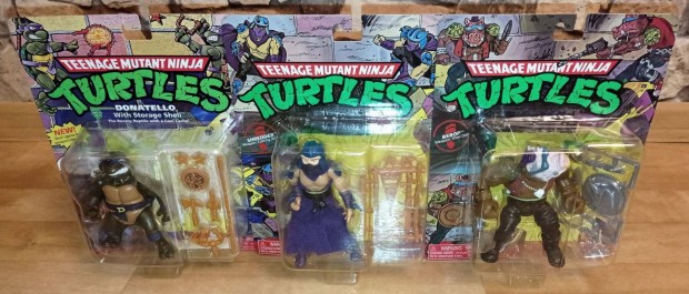 Teenage Mutant Ninja Turtles akcifigurk (Donatello, Shredder, Bebop)