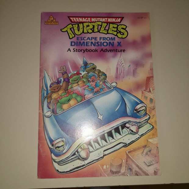 Teenage Mutant Ninja Turtles angol nyelv kpesknyv 1988