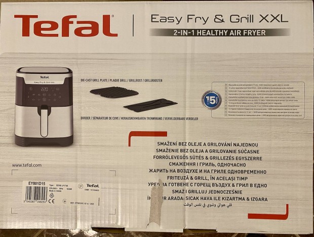 Tefal 2 az 1-ben forrlevegs st 6.5L