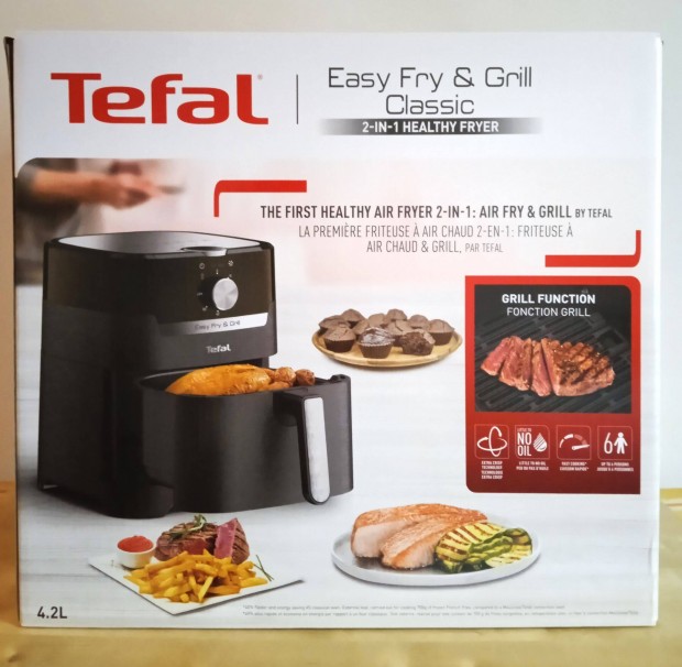Tefal Forrlevegs st s grill - Tefal Easy Fry & Grill