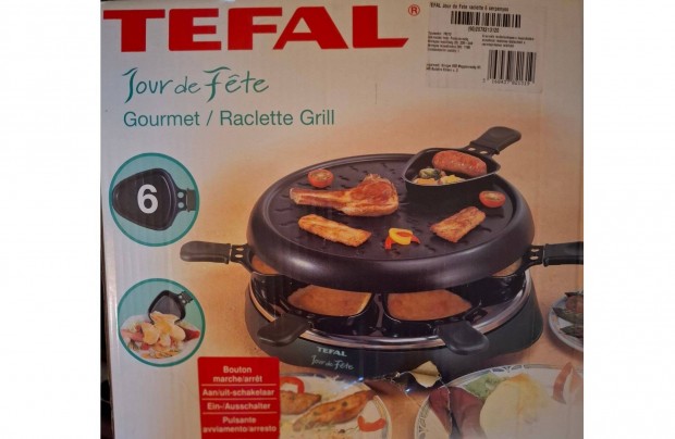 Tefal raclette grill, j llapot, gyri dobozban