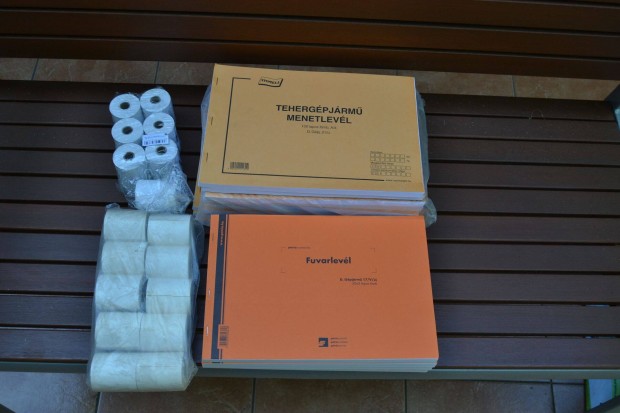 Teherg�pkocsi menetlev�l 100 lap A/4 D.G�pj.21/�j P�tria+Fuvarlev�l 50