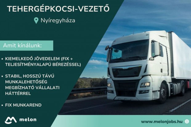 Tehergépkocsi-vezető éjszakai/nappali