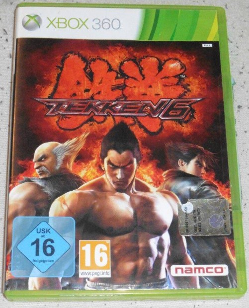 Tekken 6. (Verekedős) Gyári Xbox 360, Xbox ONE, Series X Játék akár fé