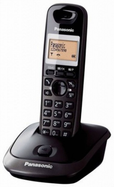 Telefon, vezetk nlkli, Panasonic "Kx-TG2511HGT", fekete