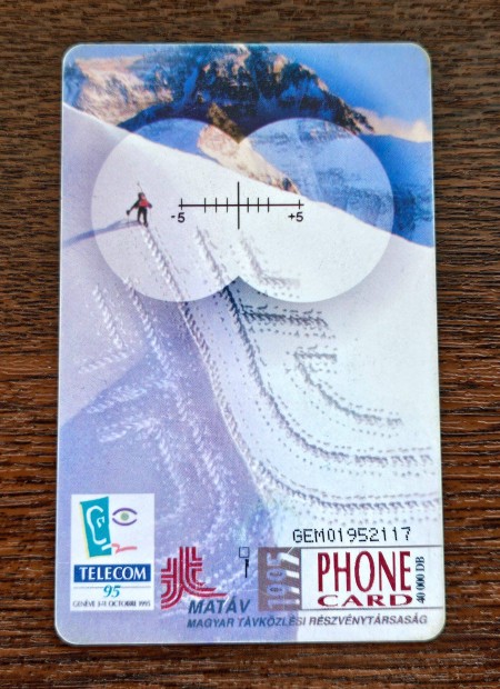 Telefonkártya MATÁV Telecom 95 Genéve