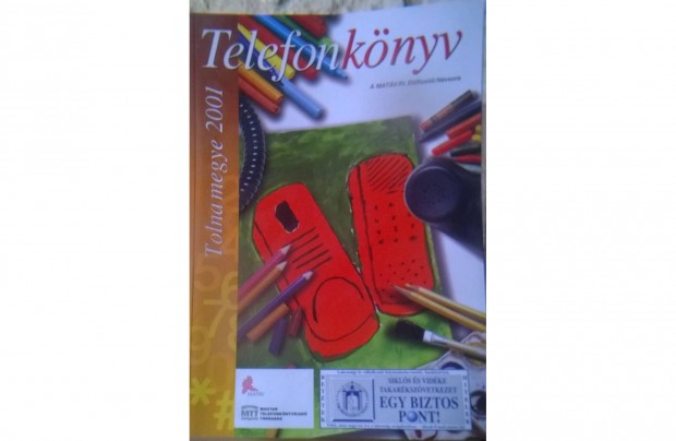 Telefonknyv -Tolna megye , 2001 , j