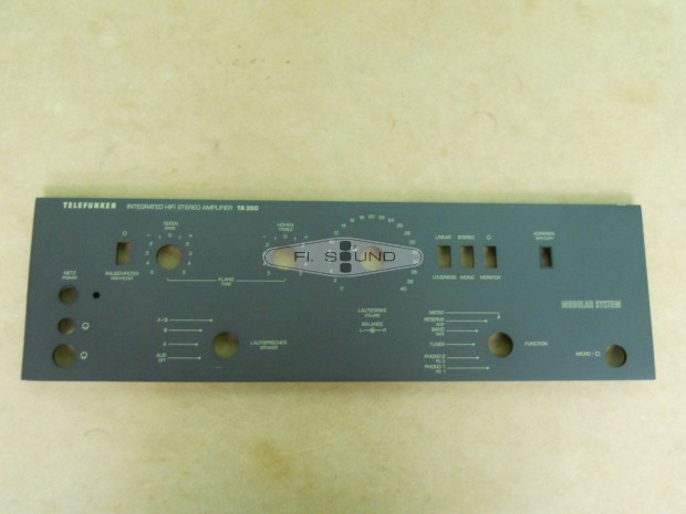 Telefunken TA350 ,sztereo erst ellapi panel