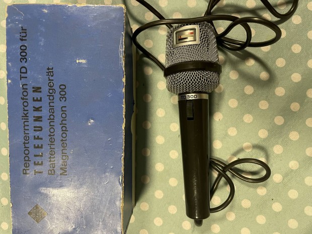Telefunken TD300 riporter mikrofon