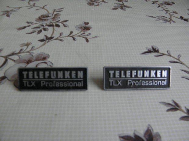 Telefunken hangfal felirat prban