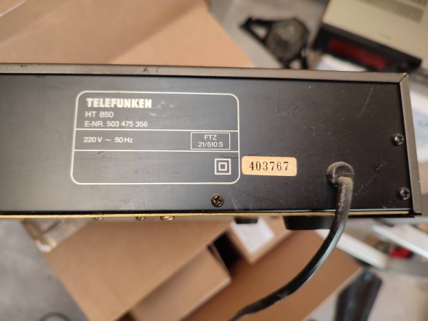 Telefunken ht850 rdi Tuner 